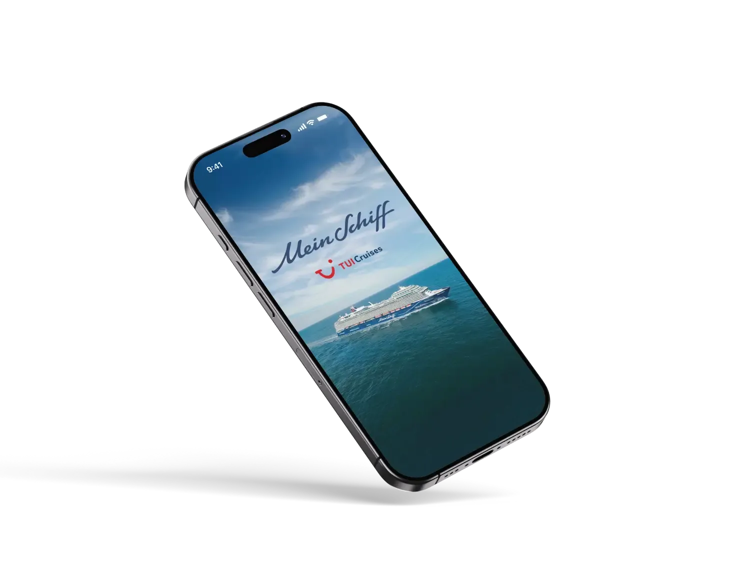 Mockup des Projekts für TUI Cruises Mein Schiff